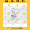 Puggle SVG Dog Mom SVG Puggle mom svg Hand Lettered SVG Dog svg files for Cricut svg png dxf