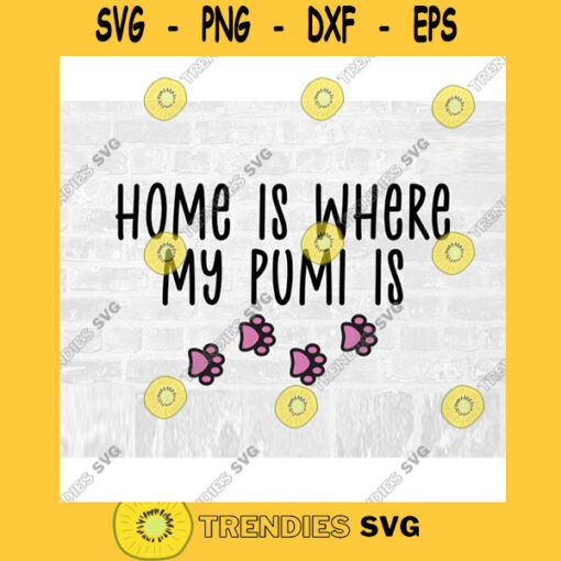 Pumi SVG Dog Breed Svg Paw Print SVG Commercial Use Svg Dog Breed Stickers Svg