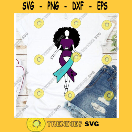 Queen clipart African American africa png dxf eps jpeg Mental Health Hope Ribbon Support Encourage Suicide Prevention Awareness