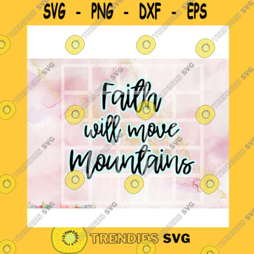 Quotation SVG Faith For Cutting