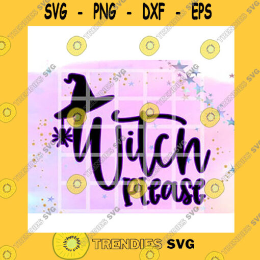 Quotation SVG Witch Please Cutting