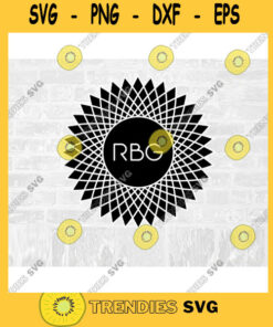 RBG SVG Ruth Bader Ginsburg Mandala SVG Commercial Use Svg Printable Sticker