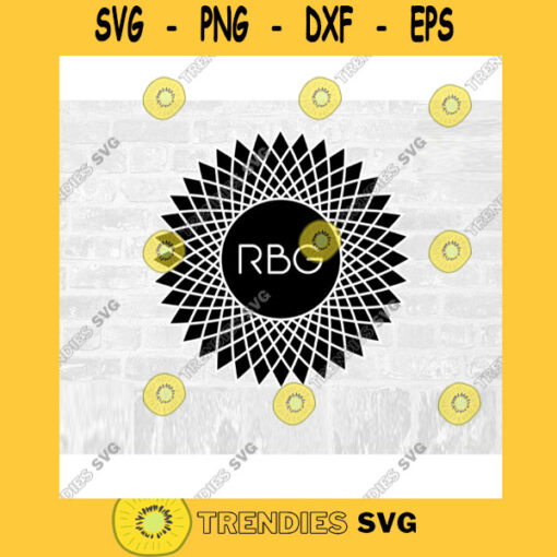 RBG SVG Ruth Bader Ginsburg Mandala SVG Commercial Use Svg Printable Sticker