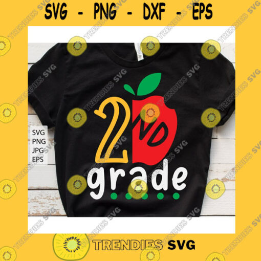 School SVG 2Nd Grade Svg Second Grade Svg Back To School Svg First Day Of School Svg Hello 2Nd Grade Svg Kids School Design School Shirt Svg File