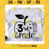 School SVG Apple Third Grade Svg Pen 3Rd Grade Svg Back To School Svg Cricut SvgThird Grade ClipartSilhouette First Day Of School SvgTeach Svg