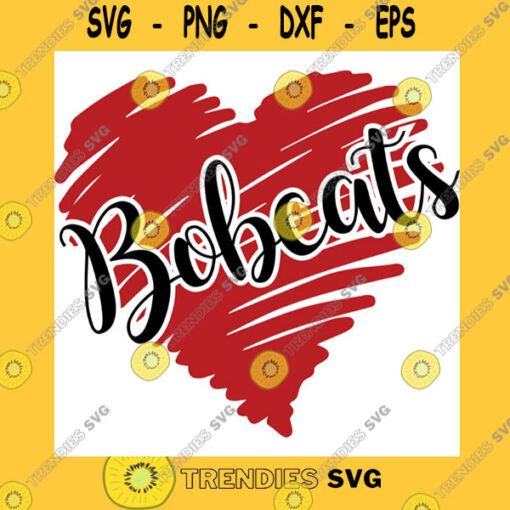 School SVG Bobcat Svg Bobcat Sports Svg High School Mascot School Spirit Cricut Cut Files Silhouette 1