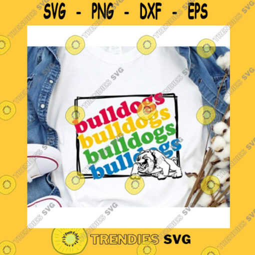 School SVG Bulldogs Svg Bulldogs Sublimation Png Bulldogs Elementary School Shirt Design Cricut Cut Files Silhouette Cut Files Svg Cutting Files