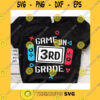 School SVG Game On 3Rd Grade Svg Third Grade Svg 3Rd Grade Svg Back To School Svg First Day Of School Svg Boy School Shirt Svg File For Cricut