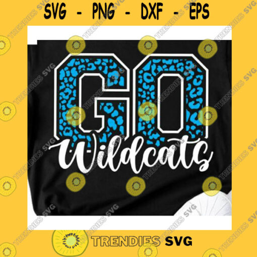 School SVG Go Wildcats SvgWildcats Leopard Svg Football Svg Cameo Cricut Mama Svg Football Iron On Wildcats Svg Cheerleader School Sport Svg