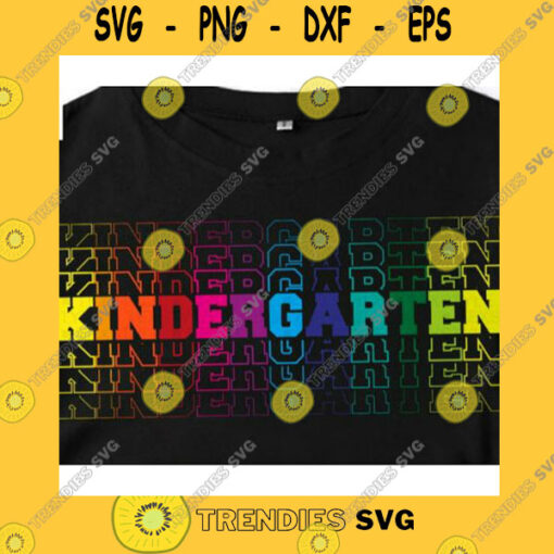 School SVG Kindergarten SvgMom School SvgBack To School SvgCameoSchool Shirt SvgCricut SvgKindergarten StudentSilhouetteFirst Day Of School Svg