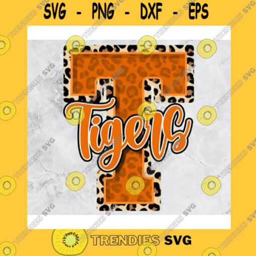 School SVG Leopard Tigers PngLeopard PngDigital DesignDtg PrintingSublimation PngTigers Basketball Tigers Football PngTigers School Team