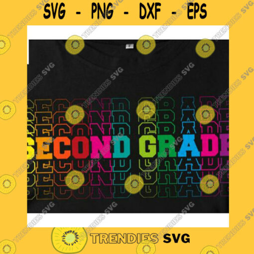 School SVG Second Grade Svg 2Nd Grade Svg Back To School Svg Cameo School Shirt SvgCricut SvgSecond Grade TimeSilhouetteFirst Day Of School Svg