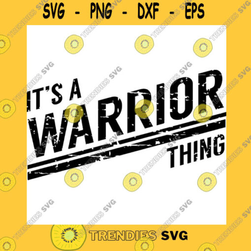 School SVG Warriors Svg Warrior Thing High School Mascot School Spirit Warrior Cricut Cut Files Silhouette School Pride
