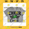Sport SVG Cheer Coach Svg Leopard Glitter Cheerleader Svg Leopard Print Heart Svg Cheer Group Shirts Svg Basketball Football Iron On Png Green Dxf