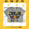 Sport SVG Cheer Mom Svg Leopard Glitter Cheerleader Svg Football Leopard Print Svg Orange Cheer Group Shirts Svg Cheer Mom Shirt Iron On Png