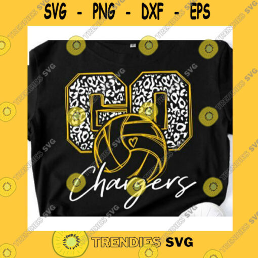 Sport SVG Go Chargers Svg Volleyball Svg Cameo Cricut Mama Svg Chargers Svg Cheerleader Go Chargers Leopard Svg Love Chargers Svg Heart Svg