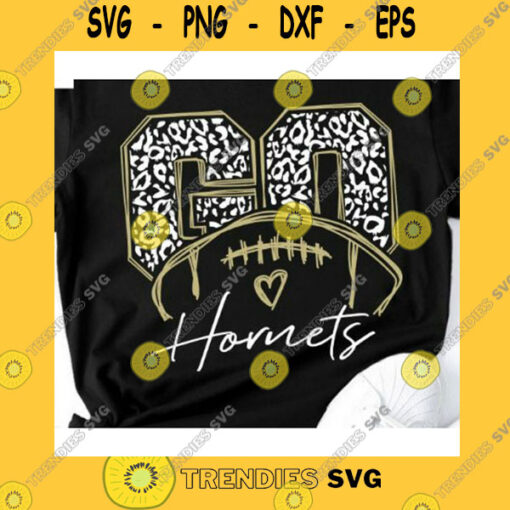 Sport SVG Go Hornets Svg Football Svg Cameo Cricut Mama Svg Hornets Svg CheerleaderIron On Go Hornets Leopard Svg Love Hornets Svg Heart Svg