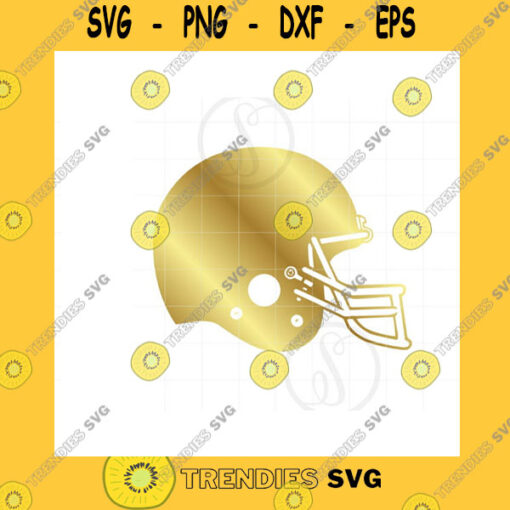 Sport SVG Gold Football Helmet Svg Clipart Download Gold Football Helmet Cut File Cricut Gold Football Helmet Svg Jpg Eps Dxf Png Sc566G