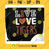 Sport SVG I Love Tigers Svg Football SvgTigers Football SvgCricutLive Love Tigers SvgTigers SvgHeart FootballCheerleader Mom SvgSport Team Svg