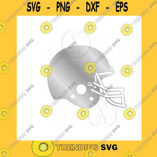 Sport SVG Silver Football Helmet Svg Clipart Download Silver Football Helmet Cut File Cricut Silver Football Helmet Svg Jpg Eps Dxf Png Sc566S