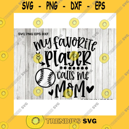 Sport SVG Tball Mom Svg Cute Gift For Mom Svg My Favorite Player Calls Me Mom Svg Sports Svg Tee Ball Svg Love T Ball Iron On Png Dxf Cricut
