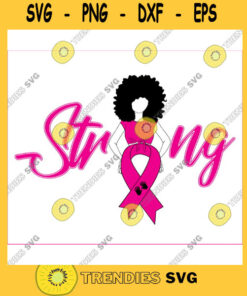 Survivor svg Pink Ribbon svg Queen clipart African American africa png dxf eps jpeg png black cancer breast cancer svg strong