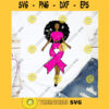 Survivor svg Pink Ribbon svg distressed grunge African American africa dxf eps jpeg png black cancer svg breast cancer svg woman svg