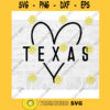 Texas SVG TX Svg Texas Heart Svg Hand Drawn Heart Svg Texas Love Svg Texas Shirt Svg Doodle Heart Svg Commercial Use Svg