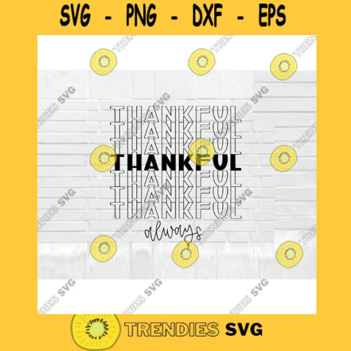 Thankful SVG Hand Lettered SVG fall shirt svg Thanksgiving svg fall svg cut files for cricut svg png