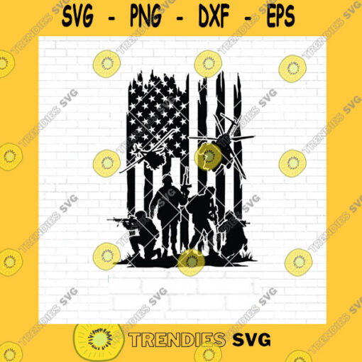 Veteran SVG Veteran Soldier Svg Us Soldier Svg File Military Svg Military Soldiers With Flag Svg Us Flag Svg Military Png Soldier Cut File