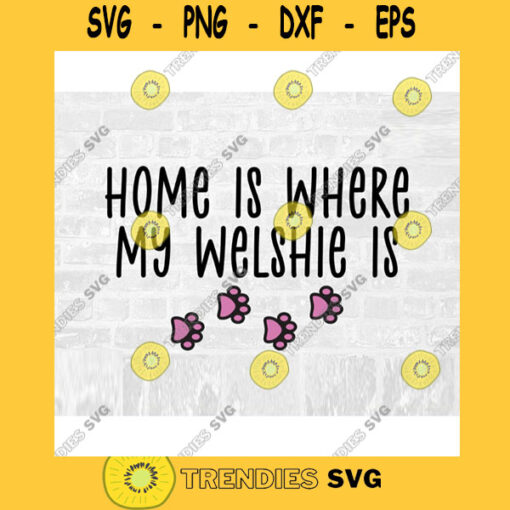 Welsh Springer Spaniel SVG Welshie SVG Dog Quote SVG Paw Print Svg Commercial Use Svg Dog Breed Stickers Svg