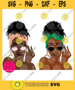 Woman Bundle svg Afro queen black power Black woman svg black girl svg black queen svg thick women svg Headwrap Sunglasses
