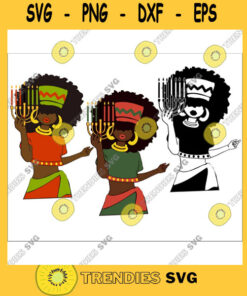 Woman Bundle svg Afro queen happy Kwanzaa Black woman svg black girl svg black queen svg Kwanzaa celebration culture swahili