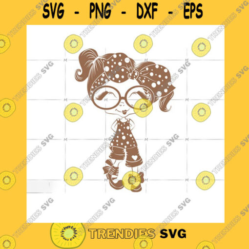 Woman SVG Little Girl With Bow Girl