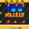 100 Day Of School svgI Survived 100 Days Of Masked School svgteacher principal student or kidsDigital DownloadPrintSublimation Design 346