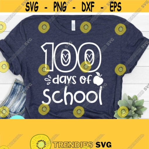 100 Days Smarter Svg Teacher Gift Ideas Teacher Quote Svg Teacher Svg Files Svg Dxf Eps Png Silhouette Cricut Cameo Digital Design 727