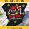 100 Days of Making a Difference svg 100 Days of School svg Puzzle svg Teacher svg 100th Day svg Teacher Shirt Design Print Cut File Design 200.jpg