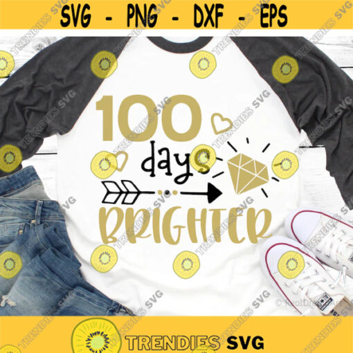 100 Days of School Bundle Svg Girl 100th Day of School Svg Funny 100 Days Cute Shirt 100 Days Smarter Svg Cut Files for Cricut Png