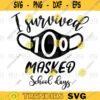 100 Days of School SVG 100 Days Brighter SVG 100 Hearts SVG 100 Days Brighter Svg Silhouette svg png digital file 447