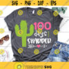 100 Days of School Svg 100 Days Smarter Svg 100 Days Sharper 100th Day of School Shirt Svg School Kids Svg Files for Cricut Png Dxf Design 7105.jpg