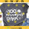 100 Days of School Svg Girl 100th Day of School Kitty Face Kitten Svg Funny Svg Baby Girl 100 Days Shirt Svg File for Cricut Png Dxf.jpg