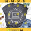 100 Days of School Svg Mermaid Svg 100 Mermazing Days Girl 100 Days Smarter 100 Days Shirt School Svg Cut Files for Cricut Png Dxf.jpg