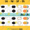 120 Frame Clipart Digital Frames Clip Art Frame Clip Art digital imagescolorful Frame label frames clipart scrapbook labels Labels Tags