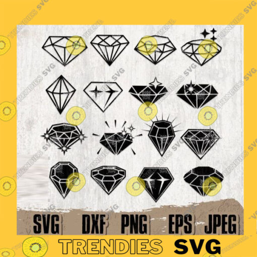 16 Diamond svg Bundle Bundle svg Diamond png Diamond Clipart Diamond Cutfile Diamond Bundle svg Diamond Instant Download Diamond pdf copy