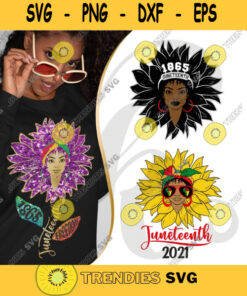 1865 Juneteenth svg Celebrate Black History svg Black queen in Sunflower Black Girl Magic svg Shirt Digital Downloads 488