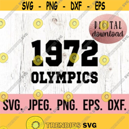 1972 Olympics svg Matilda Sweater Design Ms Trenchbull Sweater Cricut Design 1972 Olympics PNG Silhouette Studio Design Matilda Design 351