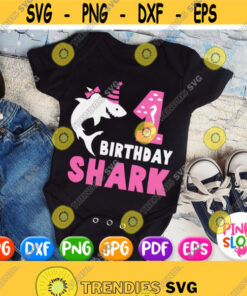 1st Birthday Shark Svg Girl 1st Birthday Shirt Svg First Birthday Girl Svg Baby Shark Svg Cricut Design Silhouette Printable Iron on Design 228