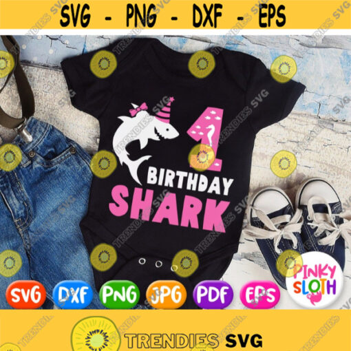 1st Birthday Shark Svg Girl 1st Birthday Shirt Svg First Birthday Girl Svg Baby Shark Svg Cricut Design Silhouette Printable Iron on Design 228
