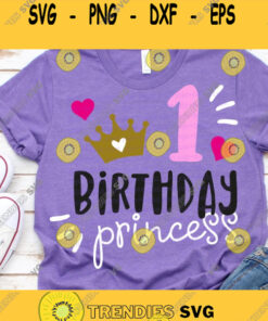 1st Birthday svg First Birthday SVG Unicorn princess SVG Birthday Princess Svg Birthday SVG Birthday Party Svg Birthday sublimation