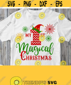 1st Christmas Svg Christmas Boy Girl Shirt Svg File First Christmas Svg Dxf Png Pdf Eps Jpg Image Printable Cuttable Cricut Silhouette Design 516 1